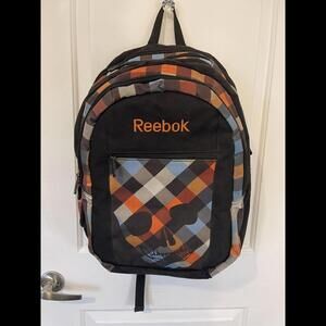 Reebok Ocean Backpack Sport Training White Marble Rainbow Logo School Laptop Bag